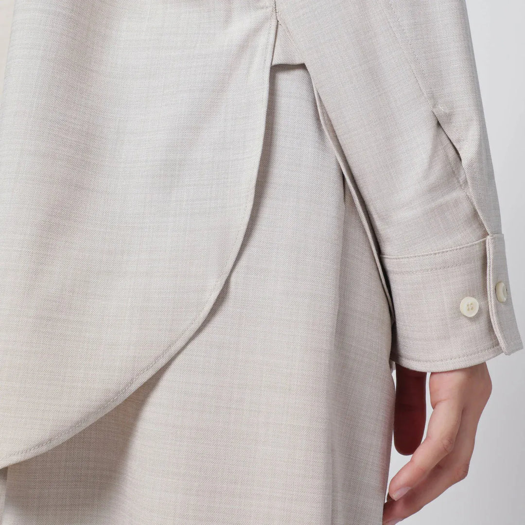THE ANDAMANE - Trousers in ivory melange Brand Apparel &amp; Accessories > Clothing > Pants XS