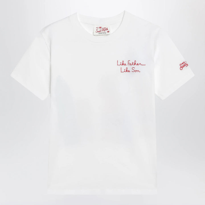 MC2 Saint Barth - White T-shirt with The Simpsons Homer and Bart print Brand Apparel &amp; Accessories > Clothing > Shirts &amp; Tops 1