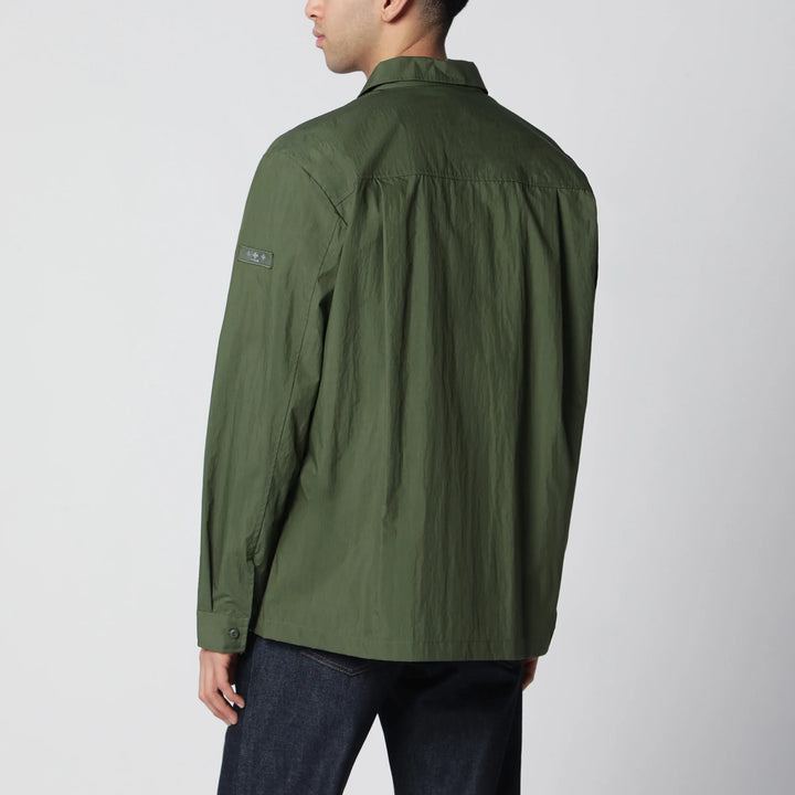 TATRAS - Khaki green Doris shirt in cotton blend Brand Apparel &amp; Accessories > Clothing > Shirts &amp; Tops