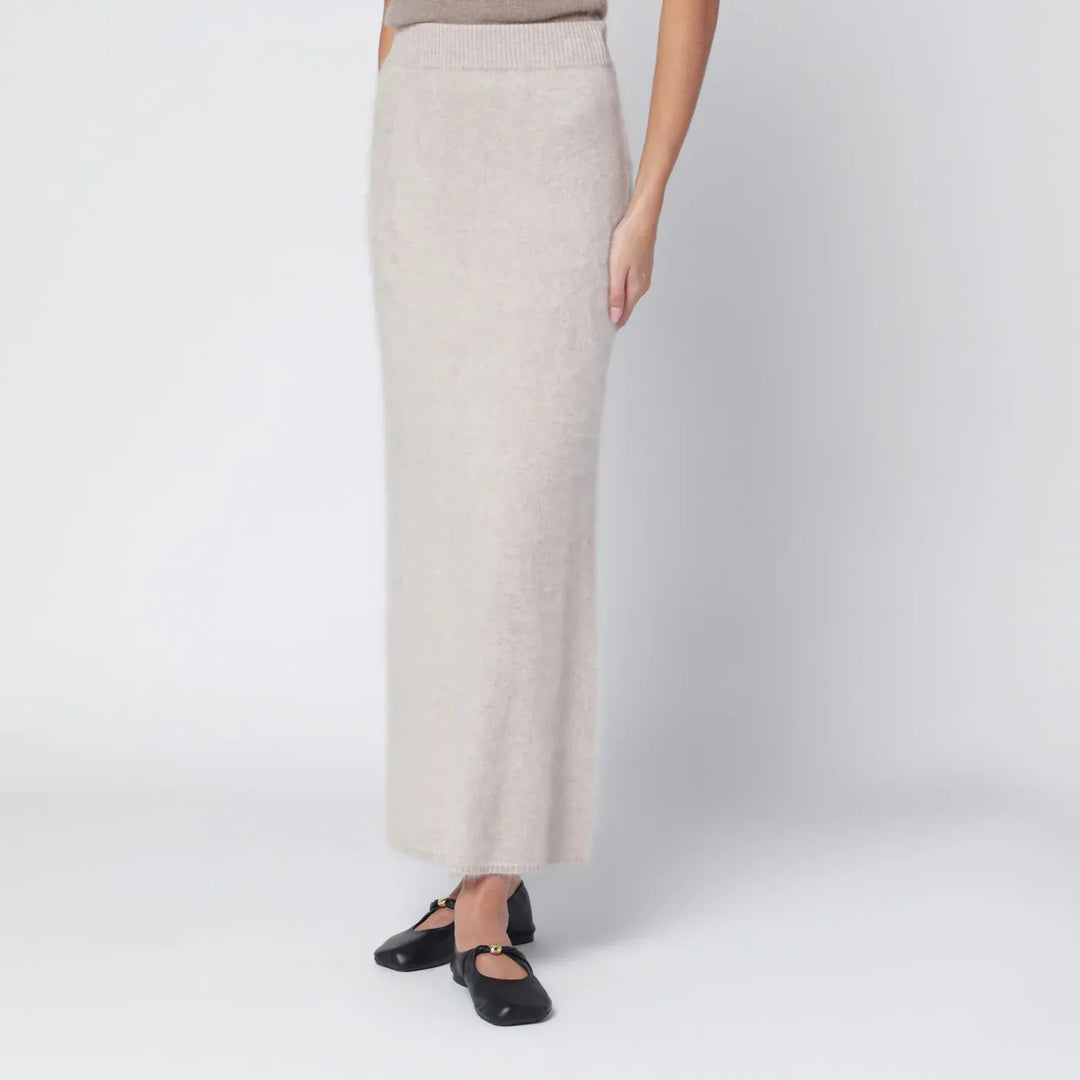ALMADA LABEL - Umi skirt in taupe cashmere Brand Apparel & Accessories > Clothing > Skirts M