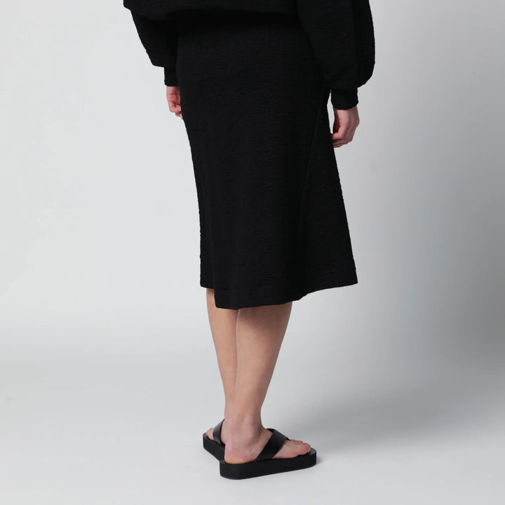 Dries Van Noten - Black viscose-blend skirt Brand Apparel &amp; Accessories > Clothing > Skirts