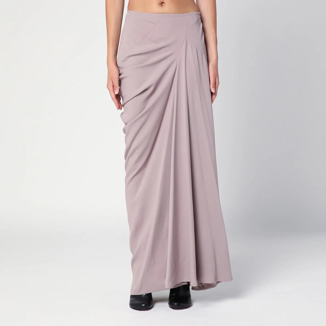 Dries Van Noten - Pink long draped skirt Brand Apparel & Accessories > Clothing > Skirts 36  FR