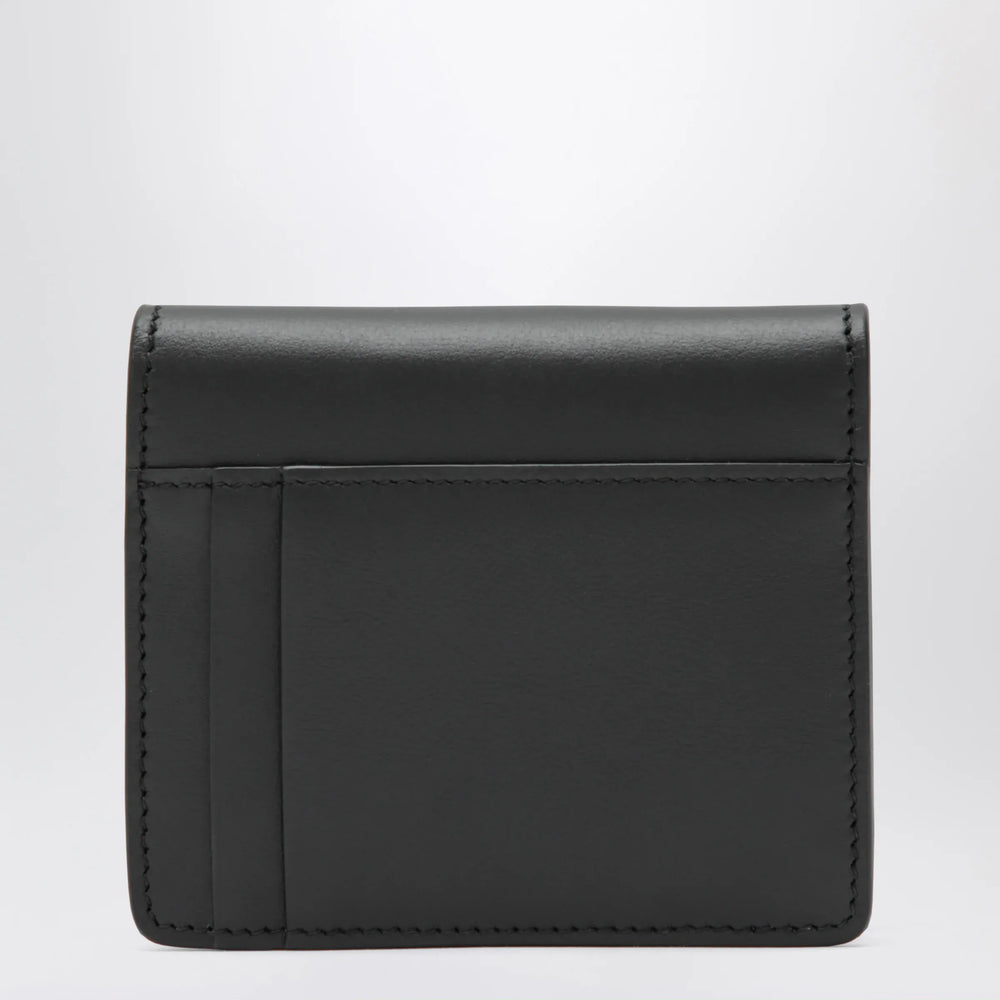 Dolce&Gabbana - Black leather wallet with DG logo Brand Apparel & Accessories TU
