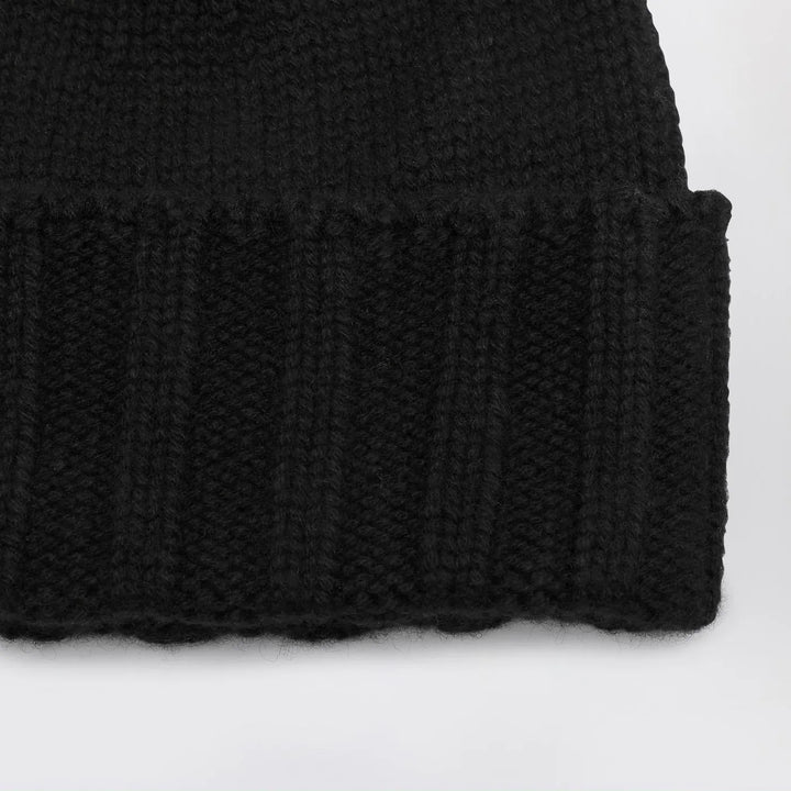 Drumohr - Black cashmere beret Brand Apparel &amp; Accessories 46 IT