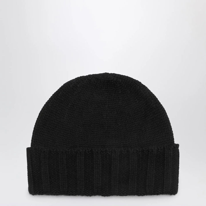 Drumohr - Black cashmere beret Brand Apparel &amp; Accessories 46 IT