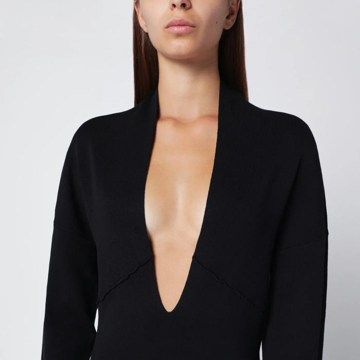 Entire Studios - Black long dress with wide neckline Brand Apparel &amp; Accessories XS/S
