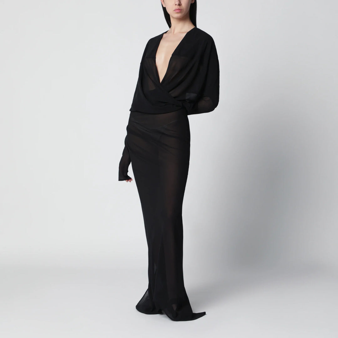 Entire Studios - Long semi-sheer black dress Brand Apparel & Accessories XS