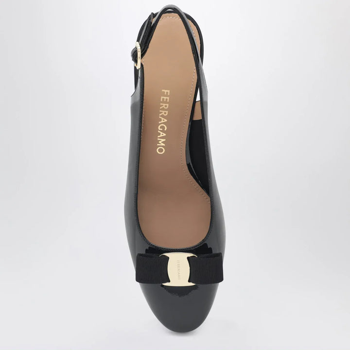 Ferragamo - Black Vara bow slingback shoes Brand Apparel &amp; Accessories