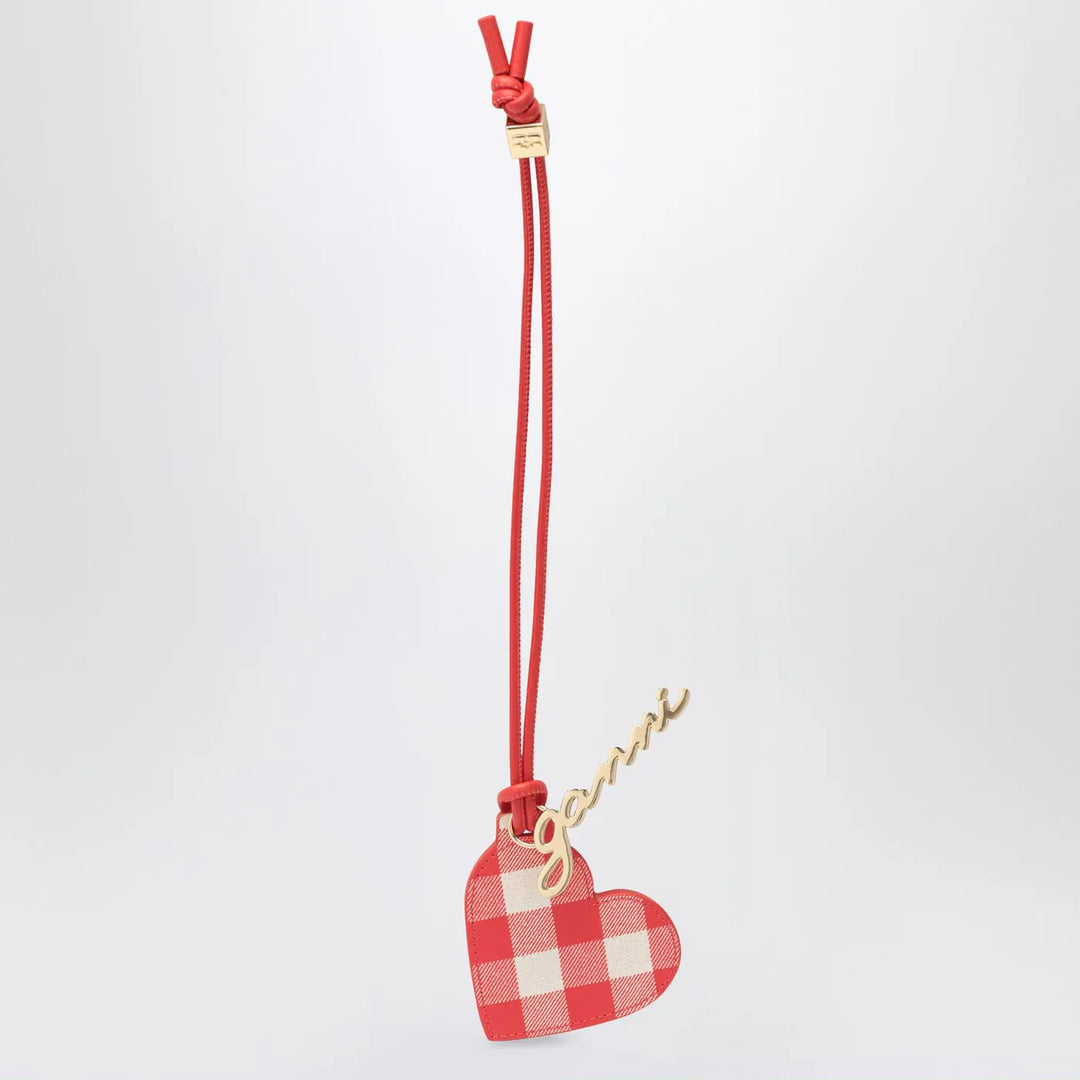 GANNI - Heart-shaped mirror Bou red Brand Apparel &amp; Accessories TU