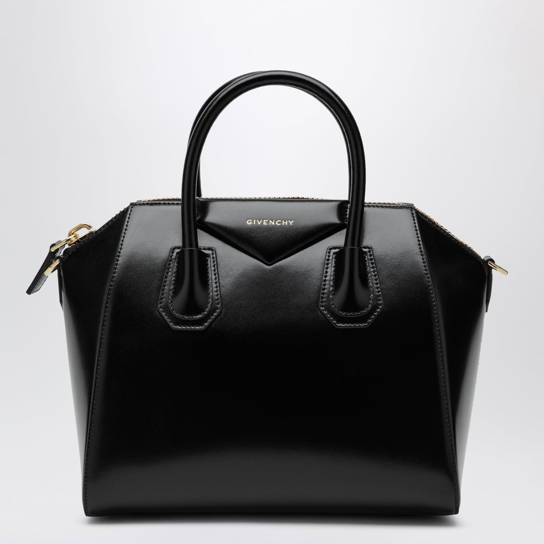 Apparel & Accessories TU Givenchy - Small Black Antigona Bag In Leather Brand