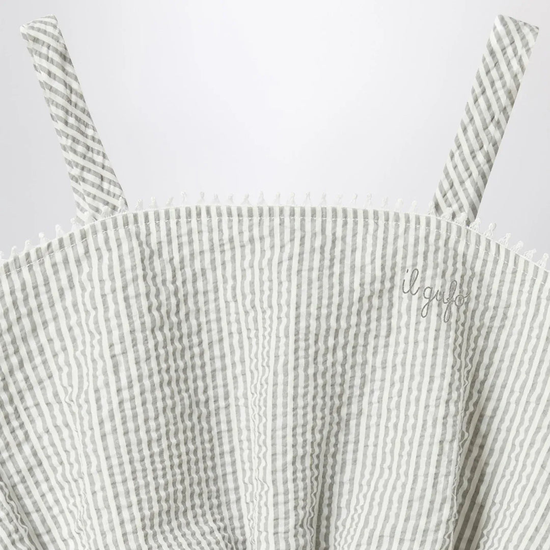 Il Gufo - Granite-coloured set in striped seersucker Brand Apparel &amp; Accessories