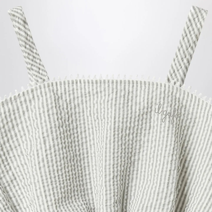 Il Gufo - Granite-coloured set in striped seersucker Brand Apparel &amp; Accessories