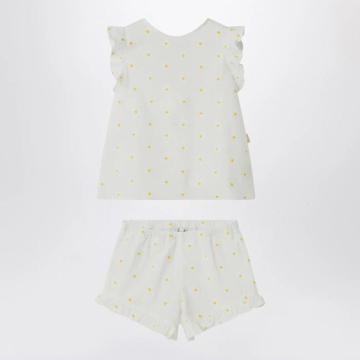 Il Gufo - Two-piece white set with floral embroidery Brand Apparel &amp; Accessories 12