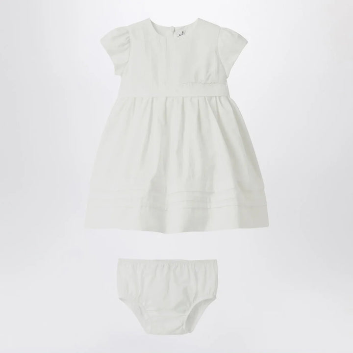 Il Gufo - White dress with culotte in viscose poplin Brand Apparel &amp; Accessories 12