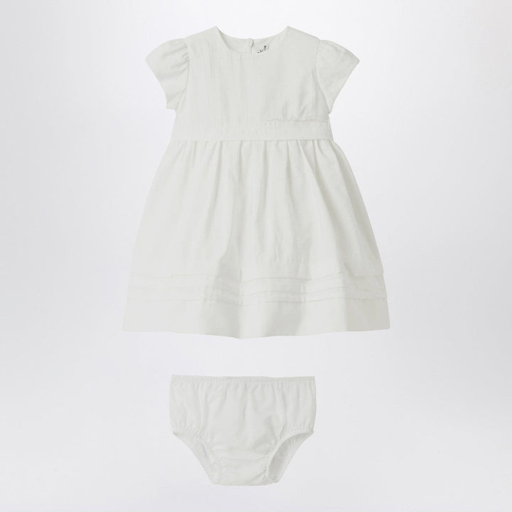 Apparel &amp; Accessories Il Gufo - White dress with culotte in viscose poplin Brand