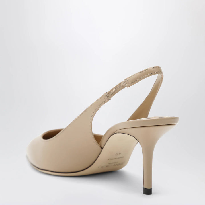 Jimmy Choo - Leather slingbacks with ankle strap Brand Apparel &amp; Accessories