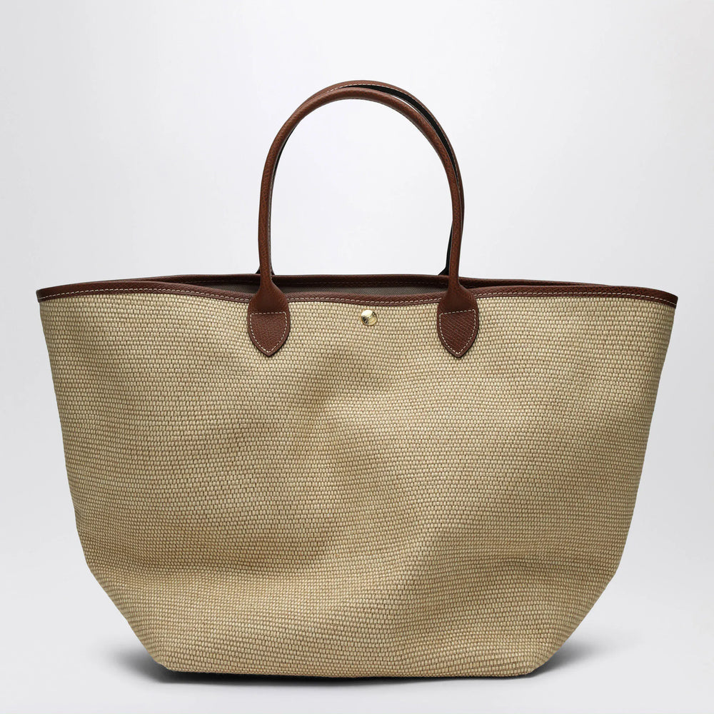 Longchamp - Basket bag L Le Pliage brown Brand Apparel & Accessories U
