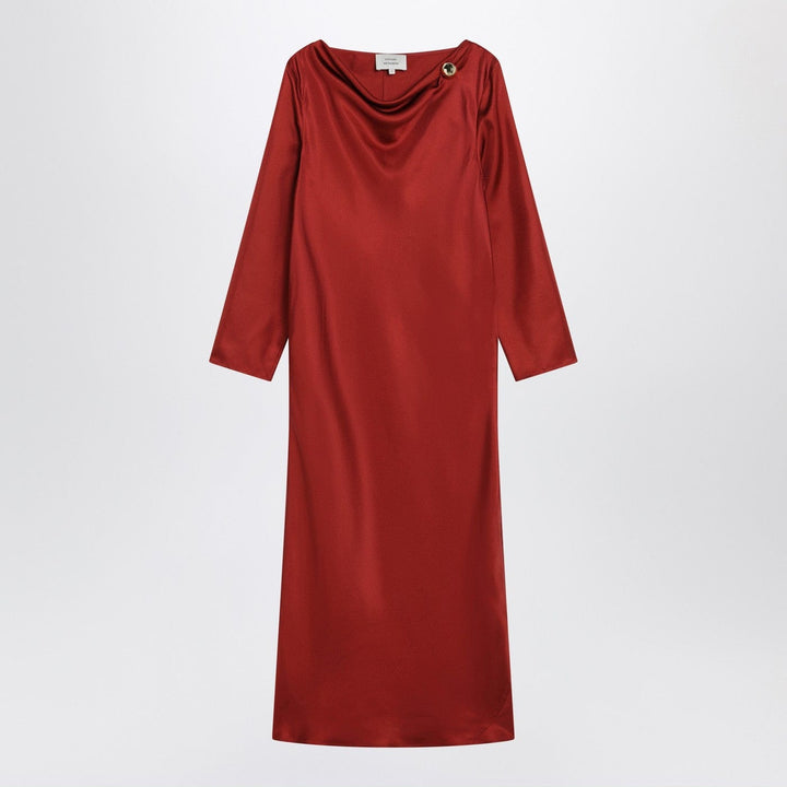 Apparel &amp; Accessories LouLou De Saison - Zoya dress in red silk twill Brand