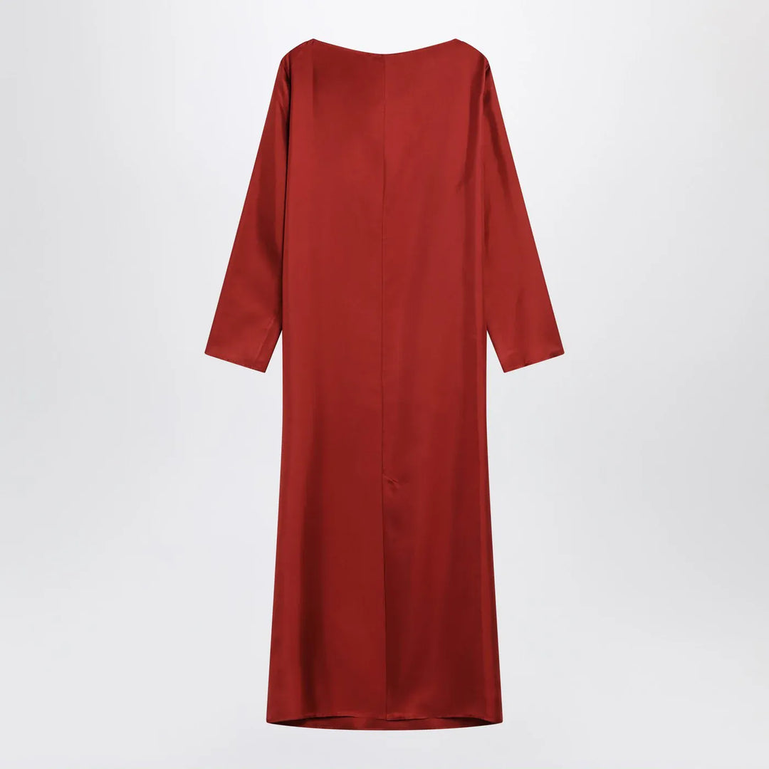 LouLou De Saison - Zoya dress in red silk twill Brand Apparel &amp; Accessories
