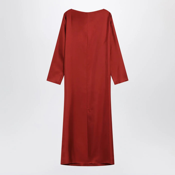 LouLou De Saison - Zoya dress in red silk twill Brand Apparel &amp; Accessories