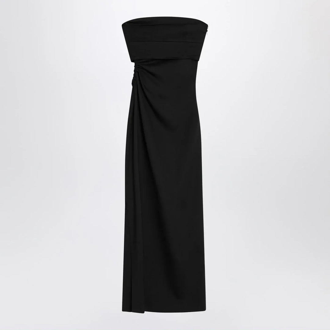 Max Mara - Black bustier dress in wool blend Brand Apparel &amp; Accessories