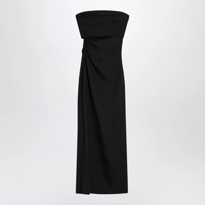 Max Mara - Black bustier dress in wool blend Brand Apparel &amp; Accessories