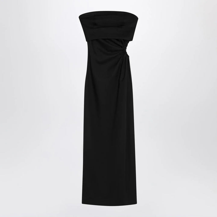 Max Mara - Black bustier dress in wool blend Brand Apparel &amp; Accessories 38  IT