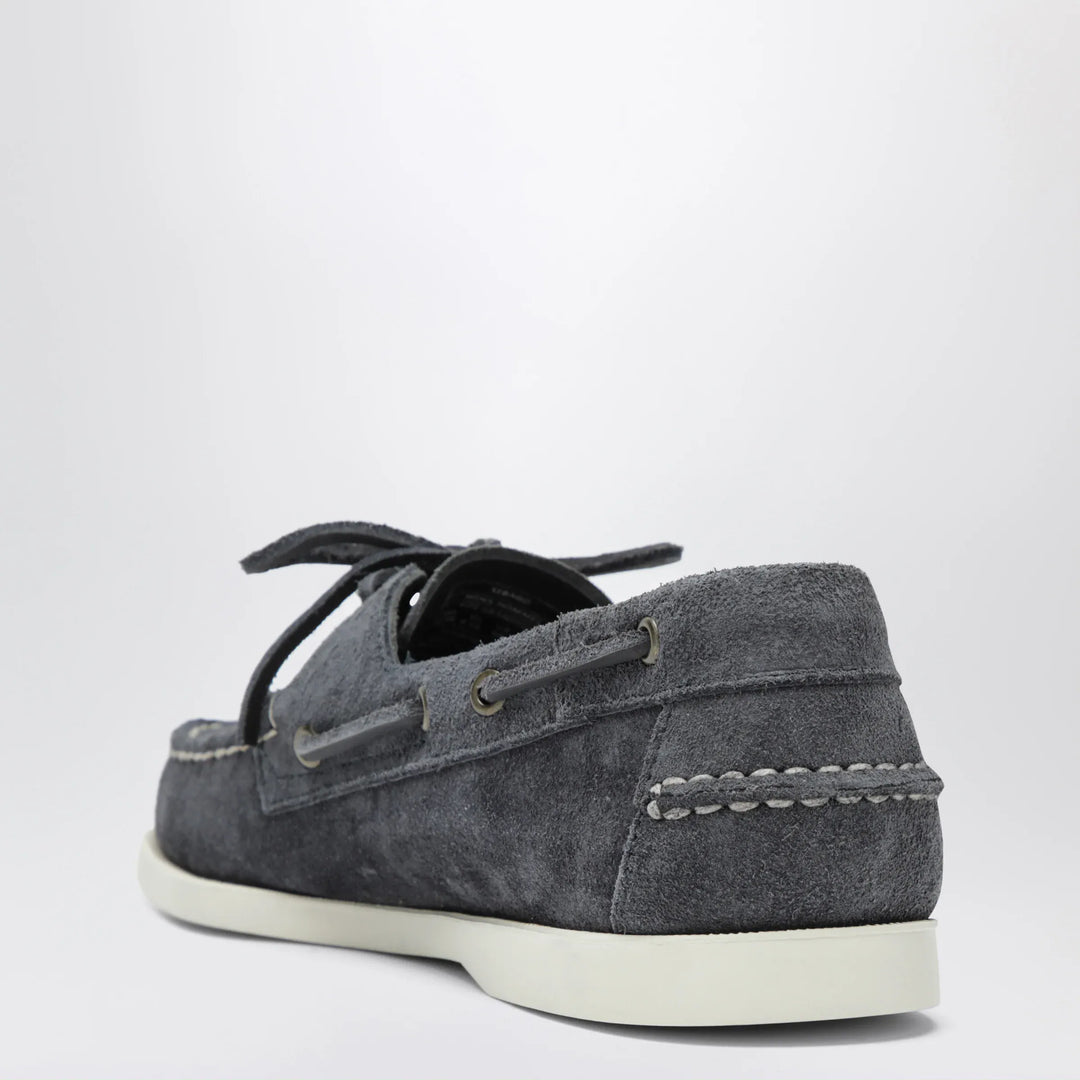 Sebago - Portland Flesh Out boat moccasins in suede, blue Brand Apparel &amp; Accessories
