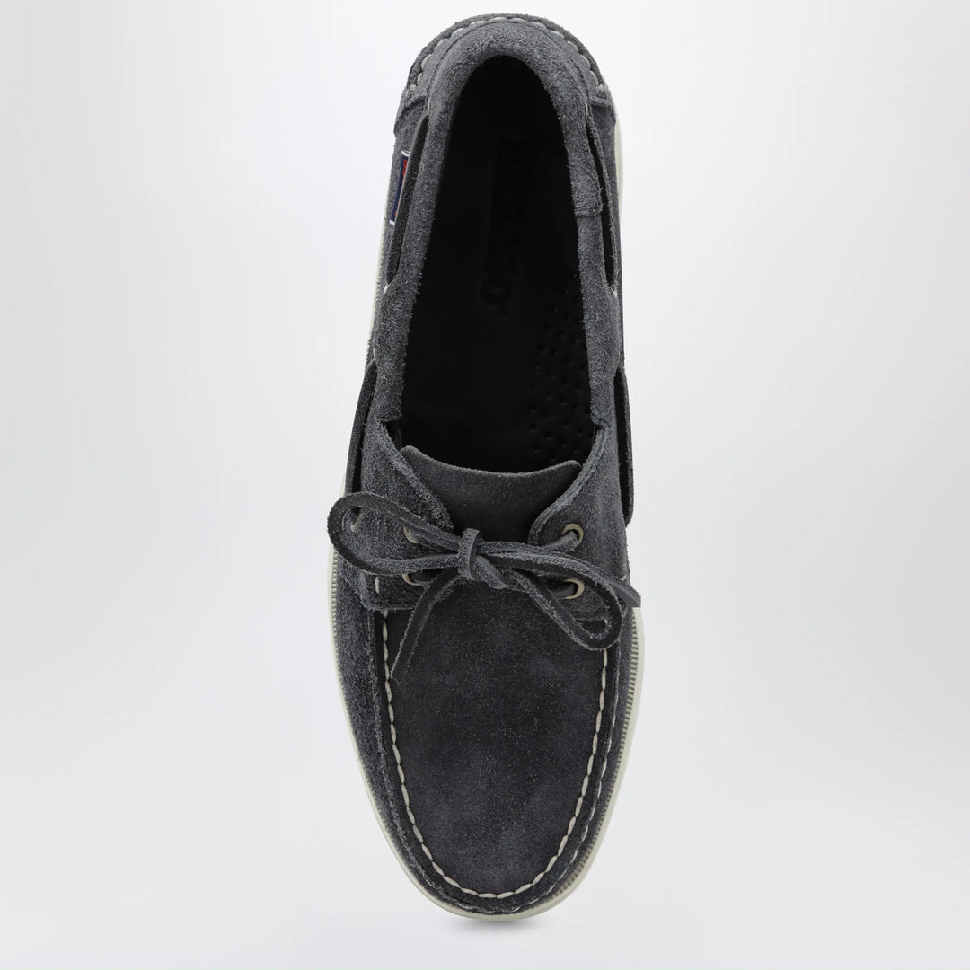 Sebago - Portland Flesh Out boat moccasins in suede, blue Brand Apparel &amp; Accessories