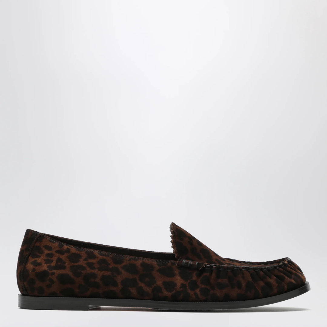 Aquazzura - Leopard-print suede loafers Brand Apparel &amp; Accessories > Shoes