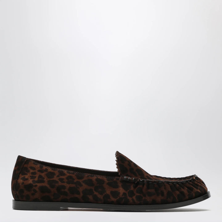 Aquazzura - Leopard-print suede loafers Brand Apparel &amp; Accessories > Shoes 36 IT