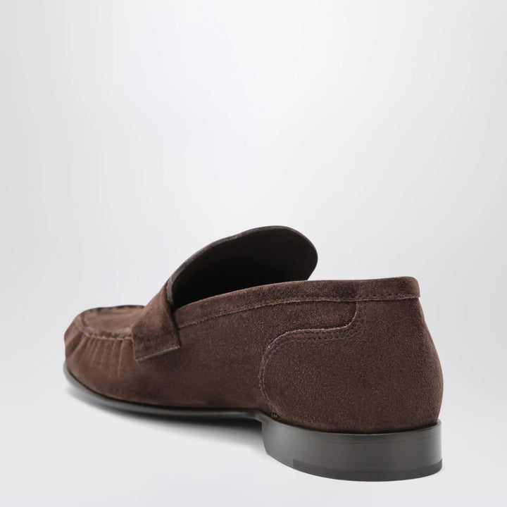 Jimmy Choo - Ellis suede leather loafers in chocolate Brand Apparel &amp; Accessories > Shoes