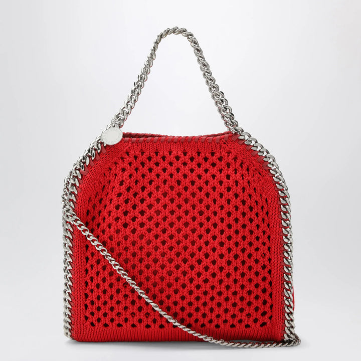 Stella McCartney - Red Falabella Mini tote bag in mesh Brand Apparel &amp; Accessories TU