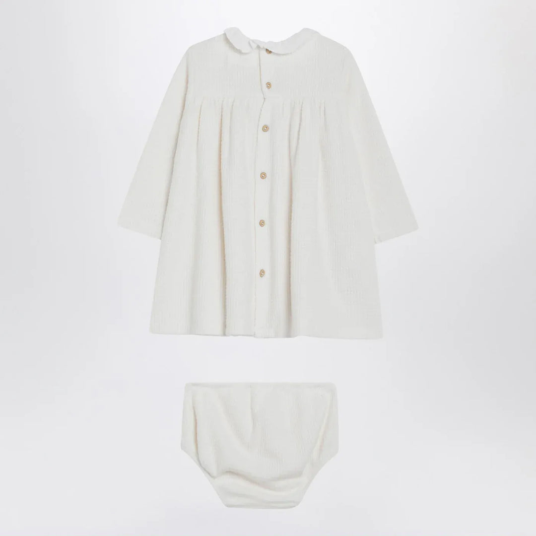 Teddy &amp; Minou - Milk white dress with matching bloomers Brand Apparel &amp; Accessories