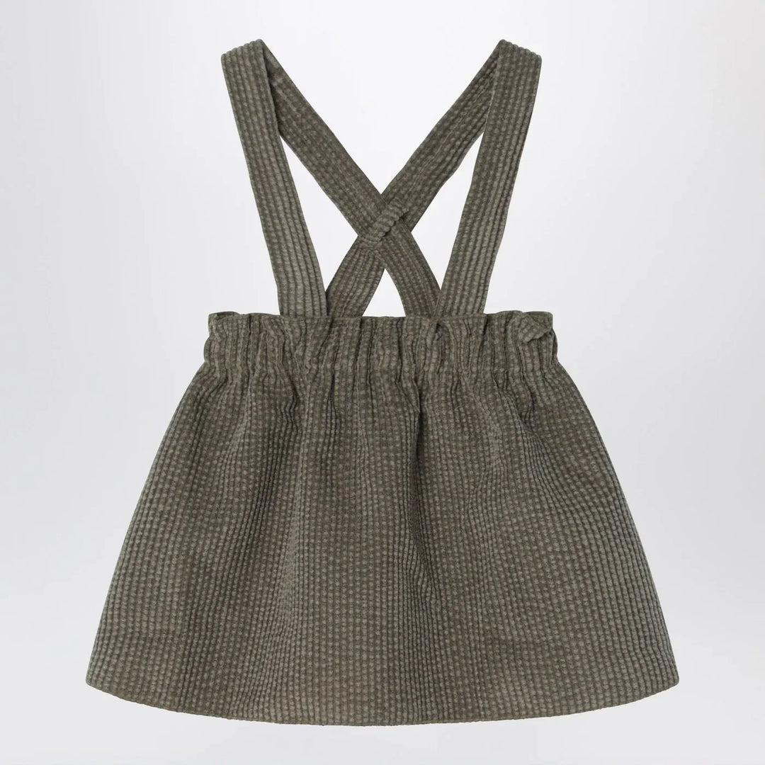 Teddy &amp; Minou - Moss green ribbed overalls Brand Apparel &amp; Accessories 24M