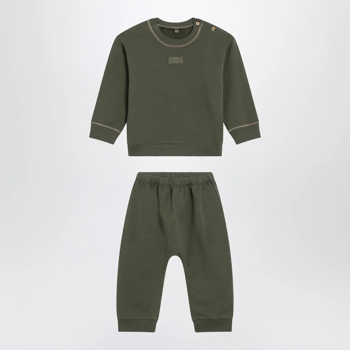 Teddy &amp; Minou - Moss green two-piece cotton suit Brand Apparel &amp; Accessories 36M
