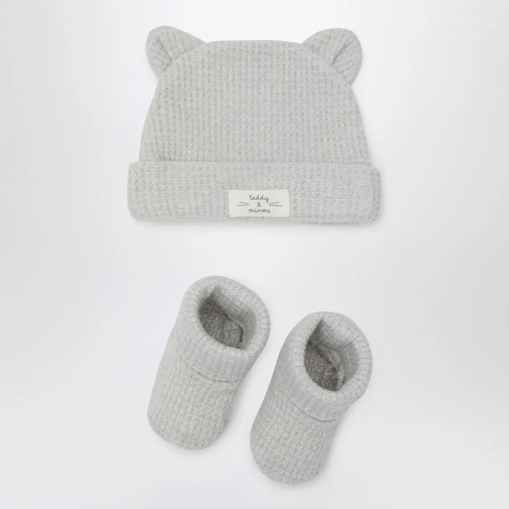 Teddy & Minou - Two-piece set in pumice colour Brand Apparel & Accessories 0/1M