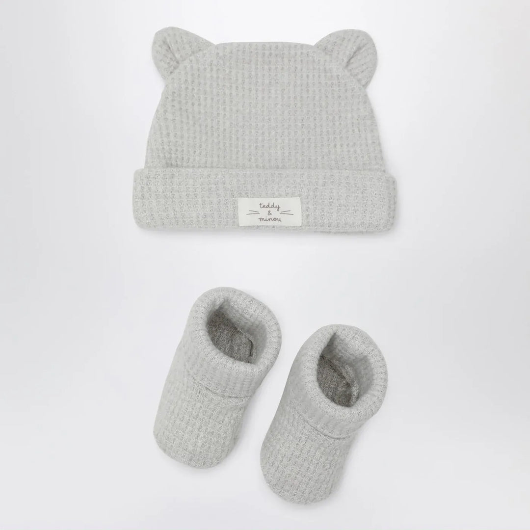 Teddy &amp; Minou - Two-piece set in pumice colour Brand Apparel &amp; Accessories 0/1M