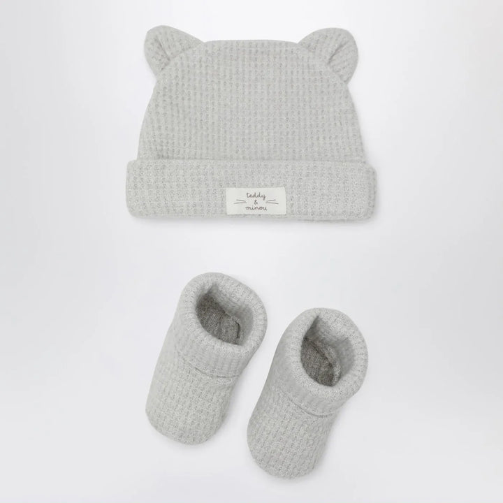 Teddy &amp; Minou - Two-piece set in pumice colour Brand Apparel &amp; Accessories 0/1M