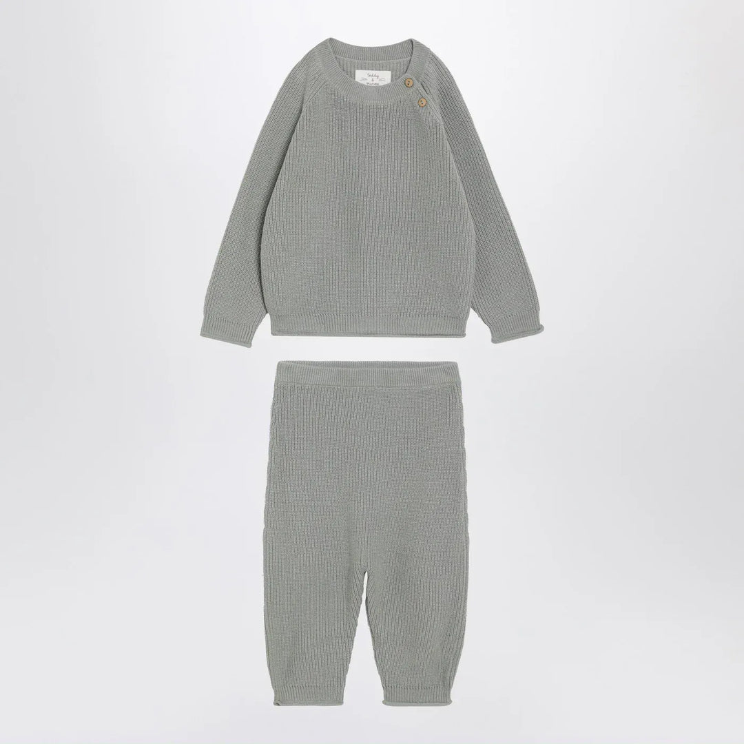 Teddy &amp; Minou - Two-piece suit in sage green Brand Apparel &amp; Accessories 12/18M