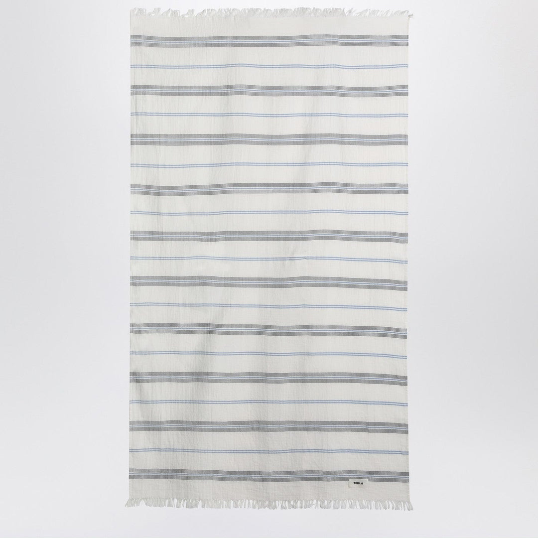 Apparel &amp; Accessories TU Tekla - White beach towel with striped pattern Brand