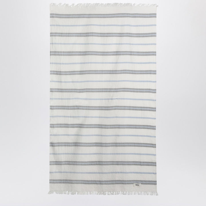 Apparel &amp; Accessories TU Tekla - White beach towel with striped pattern Brand