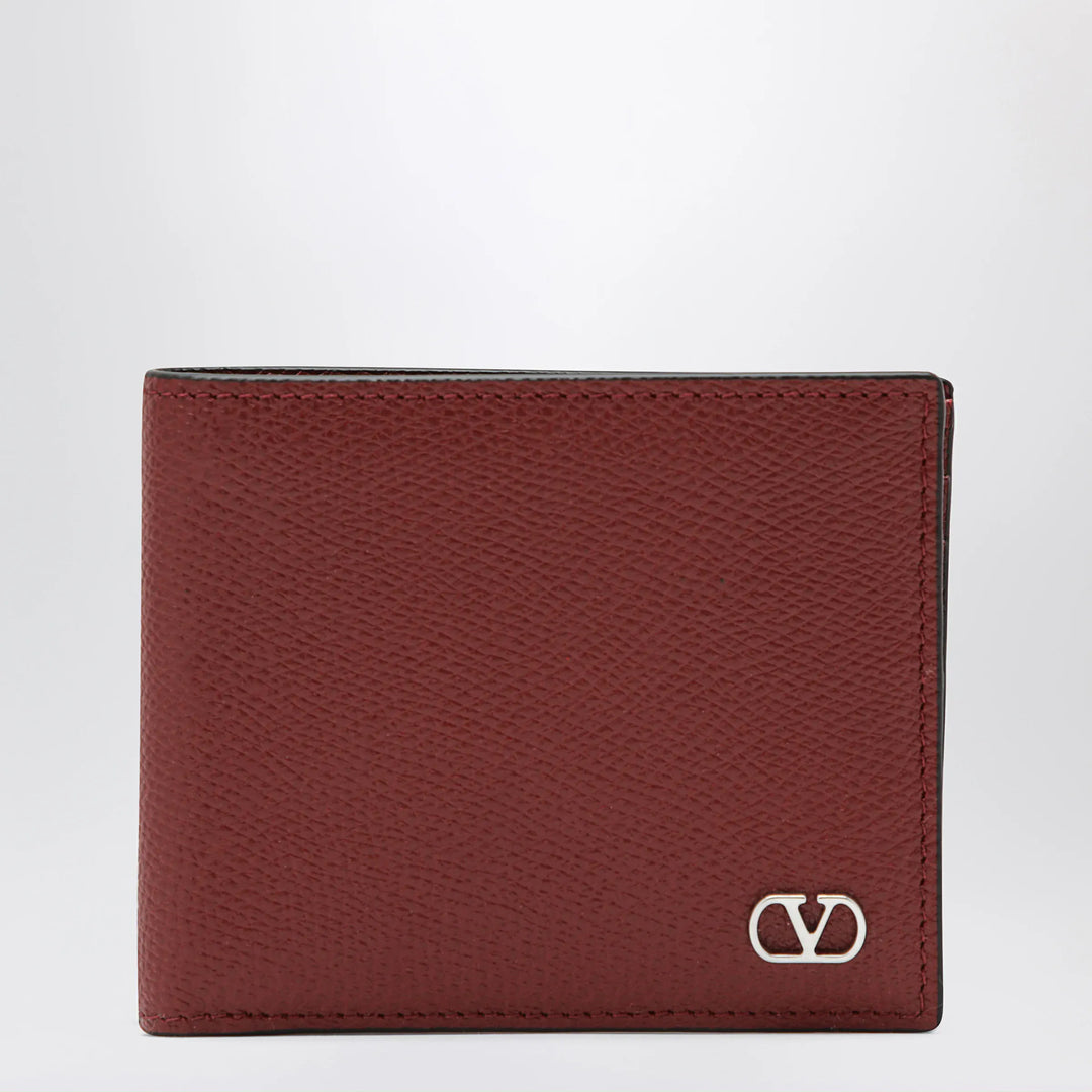 Valentino - Dark red Vlogo Signature bi-fold wallet Brand Apparel & Accessories TU
