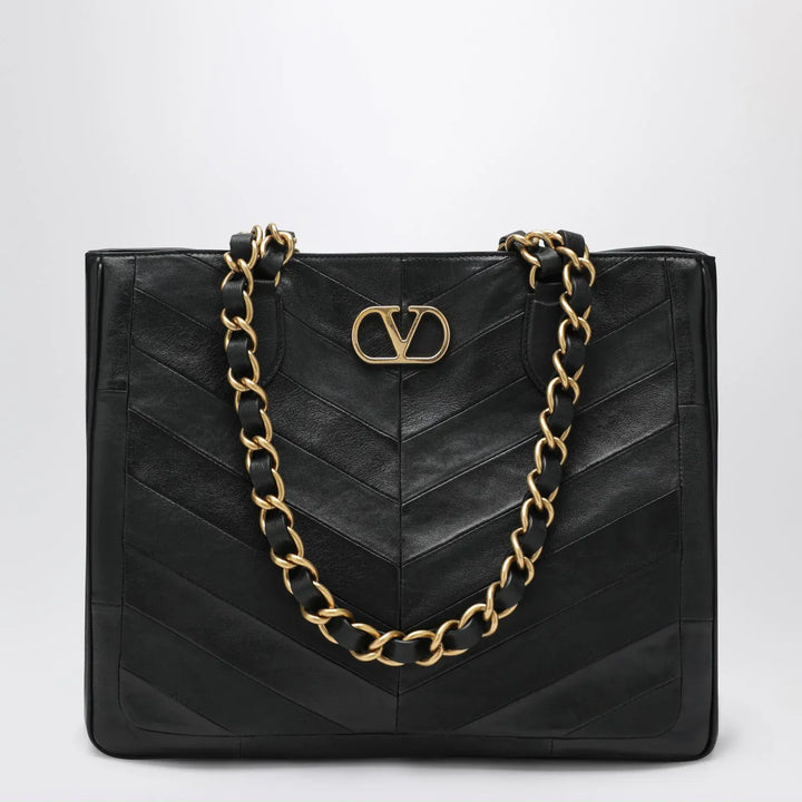 Valentino Garavani - Black Laseine Shopping Bag Brand Apparel &amp; Accessories TU