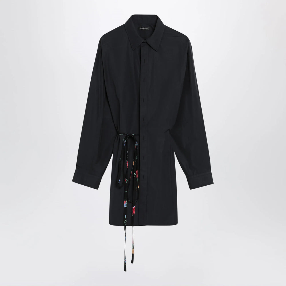 Balenciaga - Short dress with floral waist belt Brand Belts 34  FR