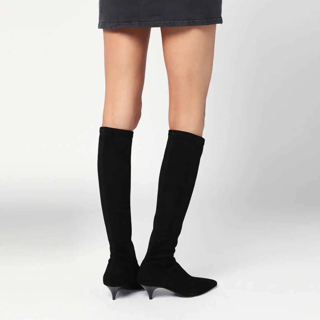 A.EMERY - The Oscar Boots neri in suede Brand Boots