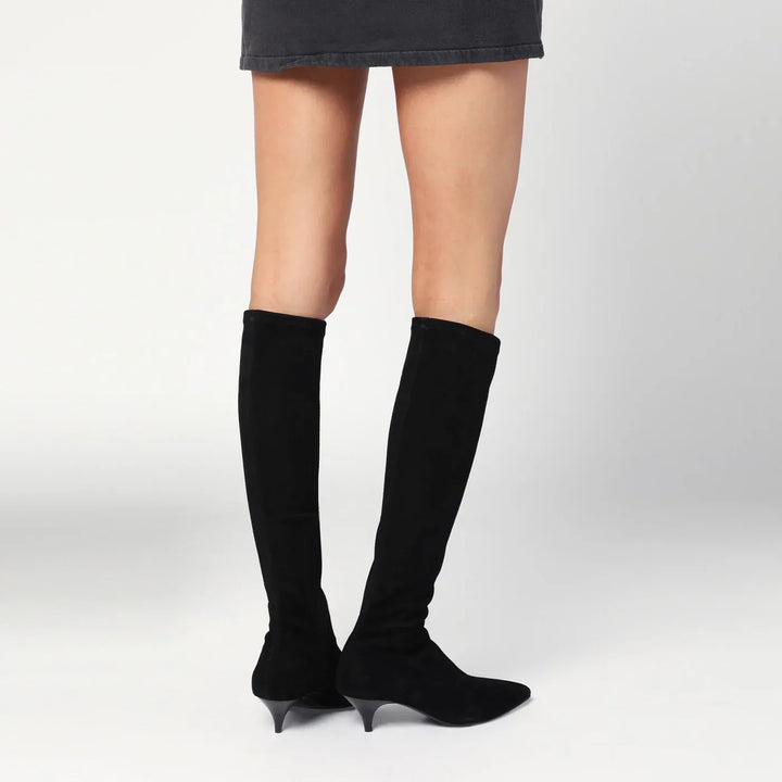 A.EMERY - The Oscar Boots neri in suede Brand Boots