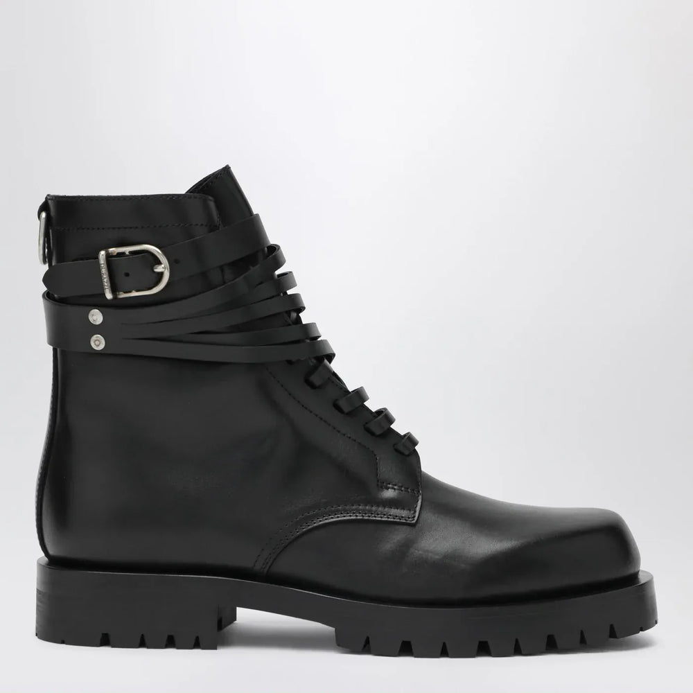 Durazzi Milano - Black combat boots Brand Boots 36 IT