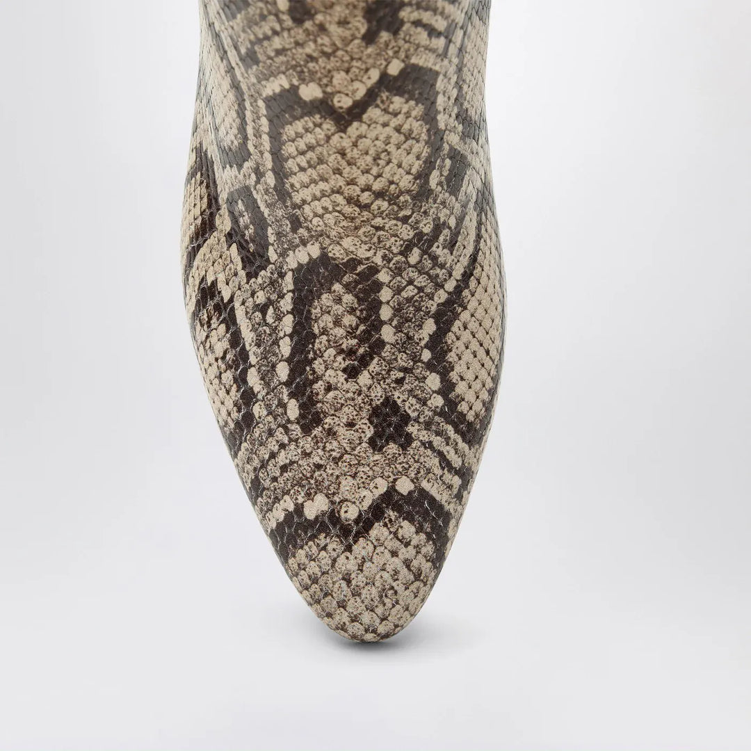 Paris Texas - Lavinia boots in python-printed leather Brand Boots