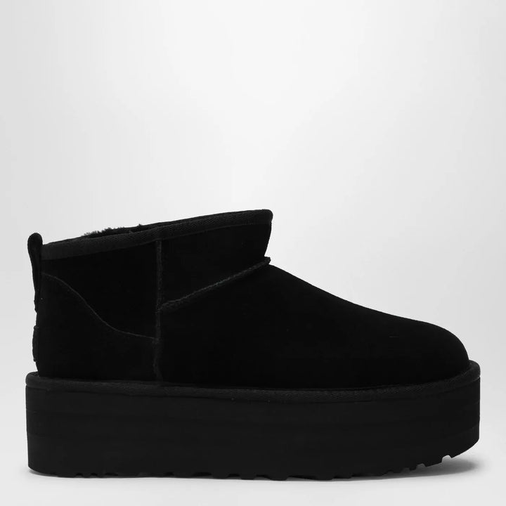 UGG - Classic Ultra Mini black boot with platform Brand Boots 10 US